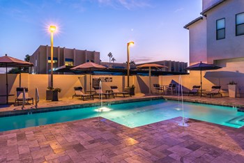 Pool at Dolce Villagio Lofts in Tempe AzZ Nov 2020